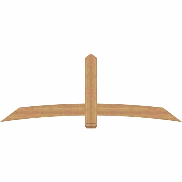 Ekena Millwork Bellingham Timber Gable Bracket, Western Red Cedar, 84"W x 31"H x 1 1/2"D x 5 1/2"F, 9/12 Pitch GBW084X31X0206BEL00SWR - main